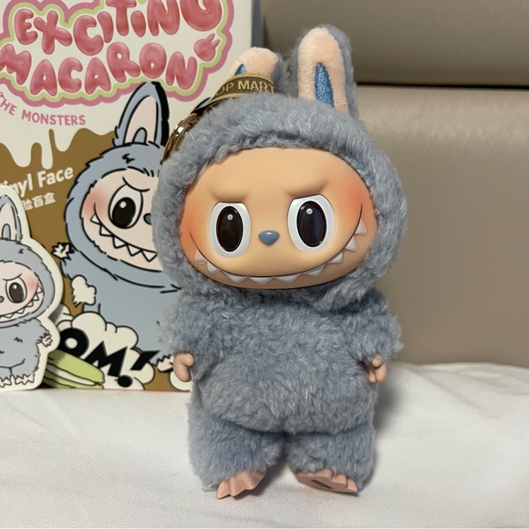 Labubu Pop Mart Sea Salt Coconut Authentic Exciting Macaron Vinyl Face New - Picture 5 of 16